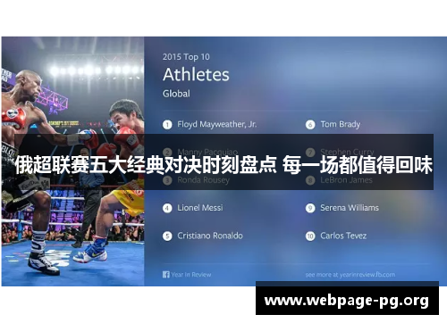 俄超联赛五大经典对决时刻盘点 每一场都值得回味