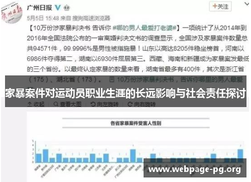 家暴案件对运动员职业生涯的长远影响与社会责任探讨