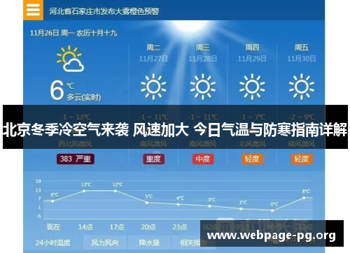 北京冬季冷空气来袭 风速加大 今日气温与防寒指南详解