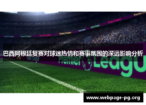 巴西阿根廷复赛对球迷热情和赛事氛围的深远影响分析